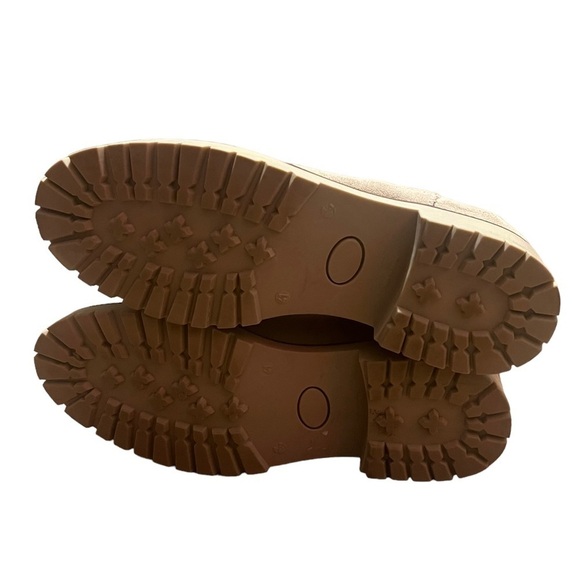 Enzo Tesoti cream suede lug sole Chelsea boot Made in Spain - Picture 7 of 9